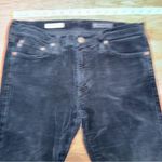 AG Adriano Goldschmied The Premier Skinny Straight Dark Gray Corduroy Jeans Photo 5