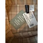 Divided NEW H&M  Mini Skirt Medium Beige Tan Plain Check Flare Box Pleats Stretch Photo 6