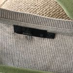 prAna grey v-neck knit lightweight sweater long sleeve Photo 2