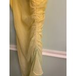 Vtg Yellow Teal Ombre Prom Hoco Dress Fairy Whimsy 5/6 Mermaid Photo 3