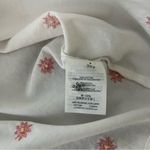 Madewell  Embroidered Pink Daisy Courier Oversized Button Down Shirt, Sz S Photo 12