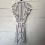 Calvin Klein  Women’s 12 Gray White Shirt Dress Photo 3