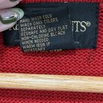 Requirements Vintage Y2K Red Pearl Beads Embellished Button Front Sweater Vest Size L Holiday Photo 4