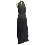 Diane Von Furstenberg  Hugo Maxi Dress Halter Black Size Medium Photo 3