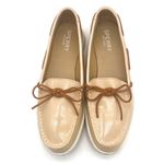 Sperry  Topsider Classic Boat Shoes Beige Patent Leather Loafer Women’s Size 10 Photo 3