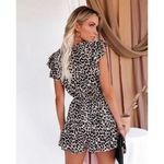 VICI PRIORITIZE LEOPARD BUTTON RUFFLE ROMPER Photo 3