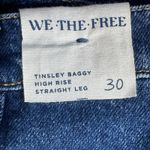 We The Free  Tinsley Baggy High Rise Jeans size 30 New Dark Denim Photo 5