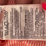 Gap  Coral and off White Casual Button Down striped‎ Shirt size medium Photo 6