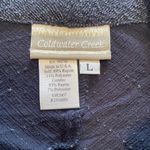 Coldwater Creek Vintage  women outfit, top & skirt Navy size on top L, skirt M. Photo 5