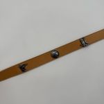 Genuine Leather Brown Western Style Belt Metal Conchos Eagle Women Fits XS Photo 4