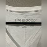 Life is Good MAMA White T-Shirt with Inspirational Tag Photo 2