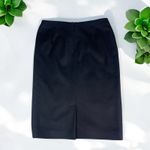 Marta Palmieri Vintage Italian Wool Pencil Skirt in Black Size M Photo 2