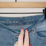 Vanilla Star Jeans Vanilla Star Light Wash High Waisted Button Front Real Cheeky Straight Leg Jeans Photo 1