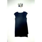 Lafayette 148 New York Black Dress Layered Sleeveless Viscose Blend Size Large Photo 4