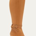 Ulla Johnson  Adler Leather Knee High Buckle Boot 5 35 Caramel Brown Dust Bag Photo 0