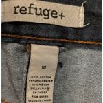 Refuge + Plus 18 Jeans Skinny Leg Stretchy Dark Faded Wash Distressed Denim Photo 1