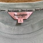 Juicy Couture  Sleepwear Women’s Sz S Pale‎ Blue Velour Diamanté Word Logo Top Photo 3