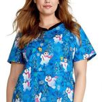 Cherokee Tooniforms V-Neck Frosty The SnowMan
Christmas scrub top Photo 0