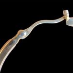 Pink Enamel Sterling Silver Earrings 1" Snap Closure Photo 4