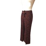 BP black and orange palazzo high waist with attach front tie belt wide leg size Photo 5