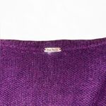 Free People Purple  wool and angora rabbit hair blend button up cardigan Photo 3