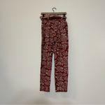 Veronica Beard Clerence Belted High-Rise Pants Rust Multi Size 4 Photo 7