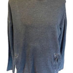 Forever 21  Women's Long Sleeve Sweatshirt Pullover Pockets Crewneck Blue Small Photo 0