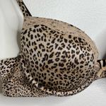 Hollister Leopard Print Bra Padded Underwire Push Up ? No Size Photo 2