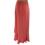 & Other Stories & Other Stories Red High Waist Asymmetrical Ruffle Hi-Low Maxi Wrap Skirt Size 0 Photo 2