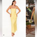 Show Me Your Mumu NWOT  - Taylor Tube Dress size small Color Yellow Luxe Photo 0