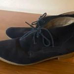 Franco Sarto  Navy Suede Ankle Boots Photo 3