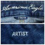 American Eagle  Jeans Artist Crop Low Rise Medium Blue Stretch Women’s Size 6 Photo 5