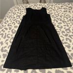 Christopher & Banks  Black Mini Dress with Button Detail Photo 1