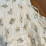 Rails   Dion Amaryllis Floral drop waist smocked Shirred Cotton Midi Dress Photo 4