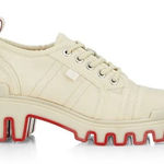 Christian Louboutin NWOB  Panamic Dune Donna Lug-Sole Platform Sneakers in Tan Photo 0