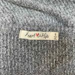 Heart Hips Ribbed Sweater Dress Womens Small Gray Lightweight Rayon Blend Soft Photo 5