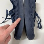 Toms  Lenox Navy Blue Suede Sneakers Size 7 Photo 7