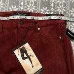 Stitch Fix Liverpool Madonna Skinny Suede Legging Burgundy Deep Henna Size 10/30 Red Photo 10