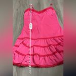 Victoria's Secret  Sexy Little Things Barbie Hot Pink Lace Tiered Slip Dress Sz M Photo 10
