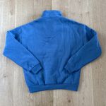 White Fox Boutique White Fox Core Classic Zip Front Sweatshirt Sweater in Ocean Blue Photo 2