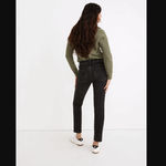 Madewell Tomboy Straight Jeans in Lunar Wash Faded Black 24" Photo 2