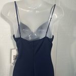 Emerald Sundae  Juniors' Blue High-Slit Spaghetti Strap Gown Size Medium NWT Photo 8