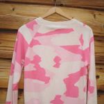 NWT Brodie Pink Cashmere Camo Sweater Pullover Pink Size XS Photo 4