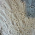 Vince Cream Jacquard Cuff Sleeve Sweatshirt Sz Small Photo 1