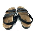 Munro ‎ Size 10 Sandals Black Flat Sling Back Heel Casual Summer Wide Strap Beach Photo 3