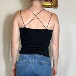 EXPRESS Y2K  Criss-Crossed Back Sequin Top Size Small Photo 1