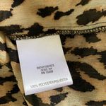 Bongo  Blouse Large‎ Leopard Print Long Sleeve Y2K Retro Statement Photo 4