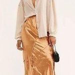 Free People Serious Swagger Midi Skirt Photo 0