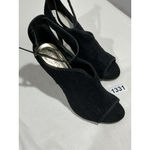 Woman’s Mix No 6 Muse 8.5 Black Open Toe High Heel Ankle Strap Close Dress Shoe Photo 1