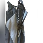 Women’s Abate Black and Gray Diamond Dress Size 12 Side Zip Knee Length Photo 7